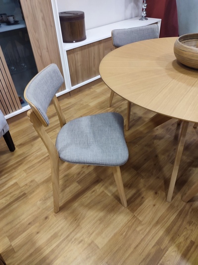 MESA 120 ROBLE+4 SILLAS