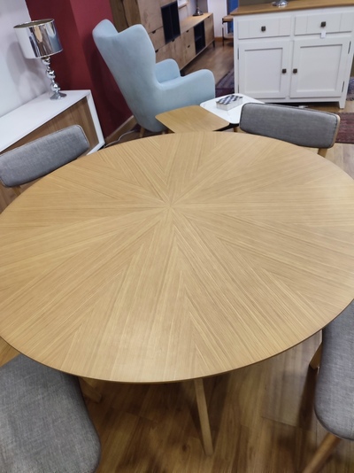 MESA 120 ROBLE+4 SILLAS