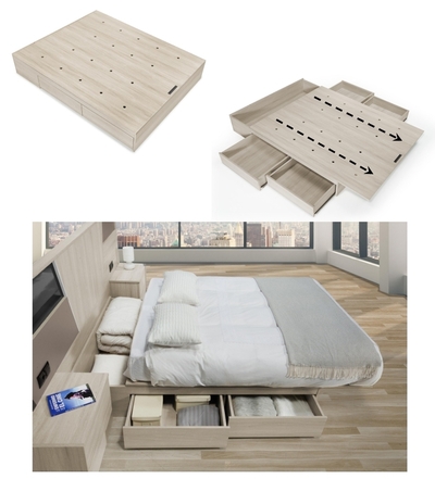 Liquidación canapé cajones